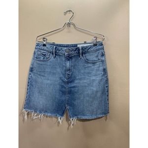 Treasure & Bond Women Blue Denim Skirt 29